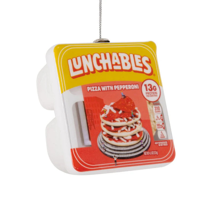 Kraft Lunchables Pizza With Pepperoni Shatterproof Ornament