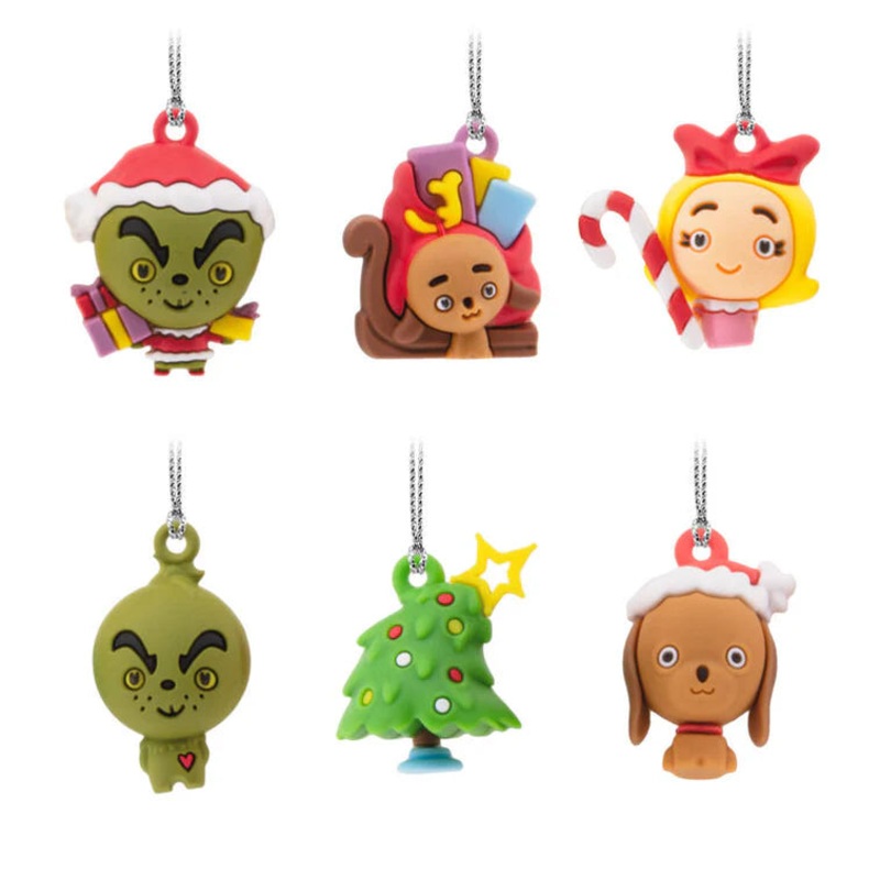 Mini Dr. Seuss's How the Grinch Stole Christmas! Shatterproof Ornaments, Set of 6