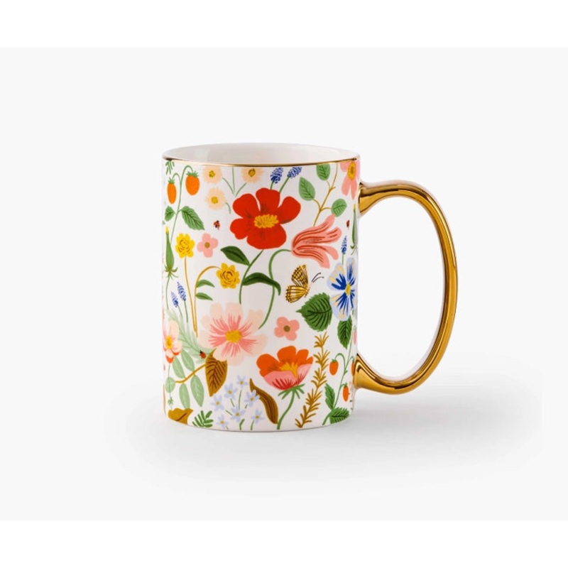 Porcelain Mug - Strawberry Fields