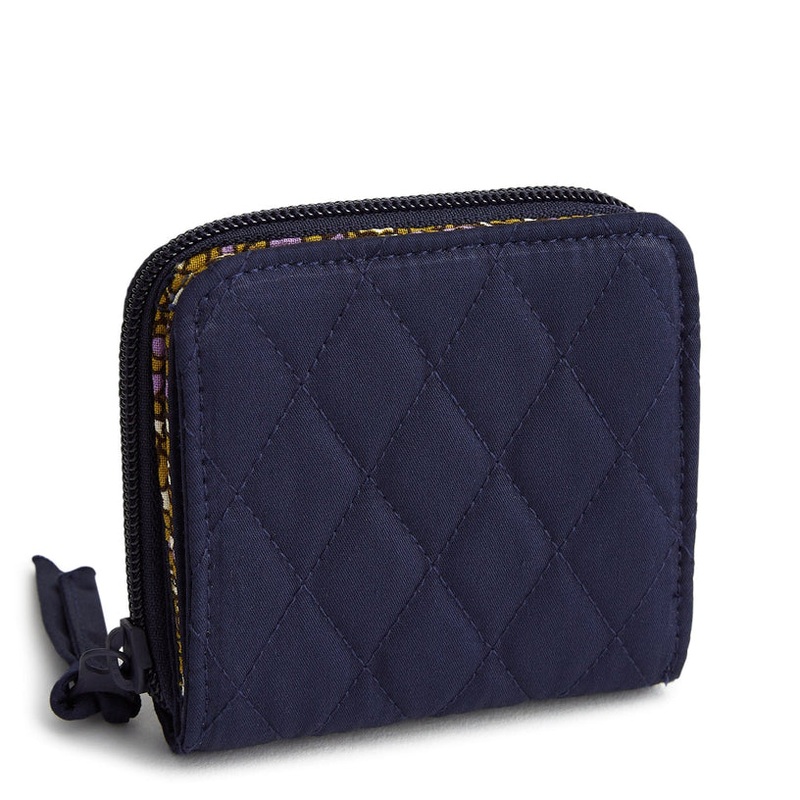 Small Zip-Around Wallet - Peacoat