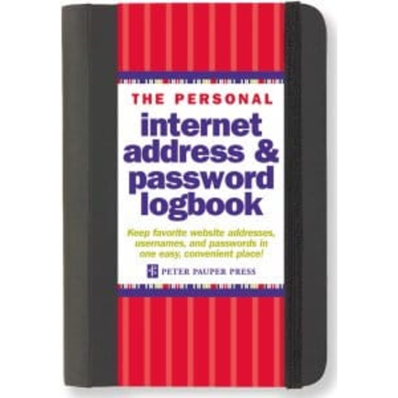 The Personal Internet Address & Password Log Book