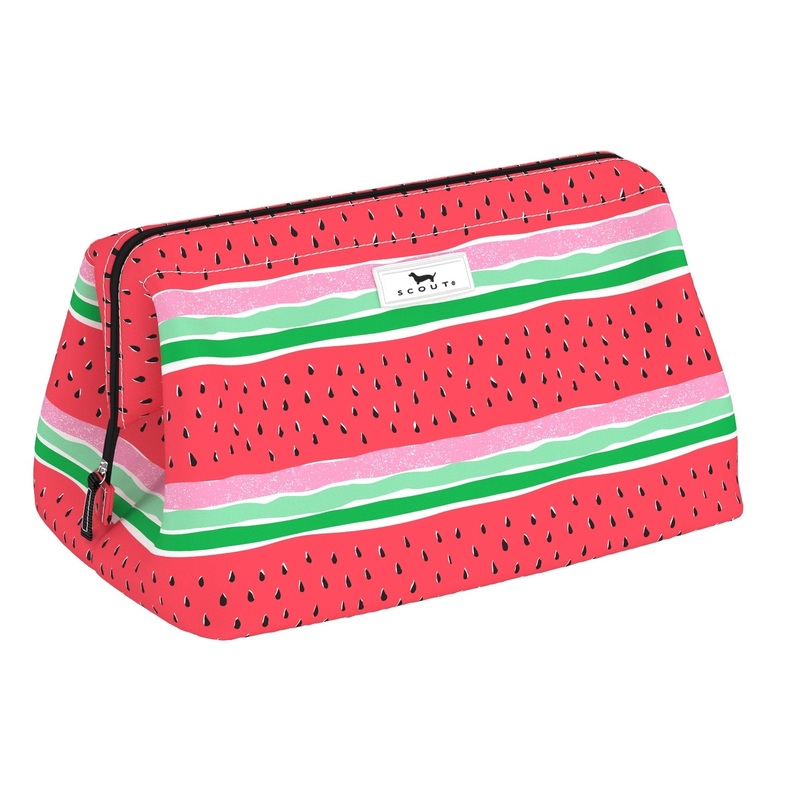 Wide Mouth Makeup Bag Large Big Mouth - Melondramatic
