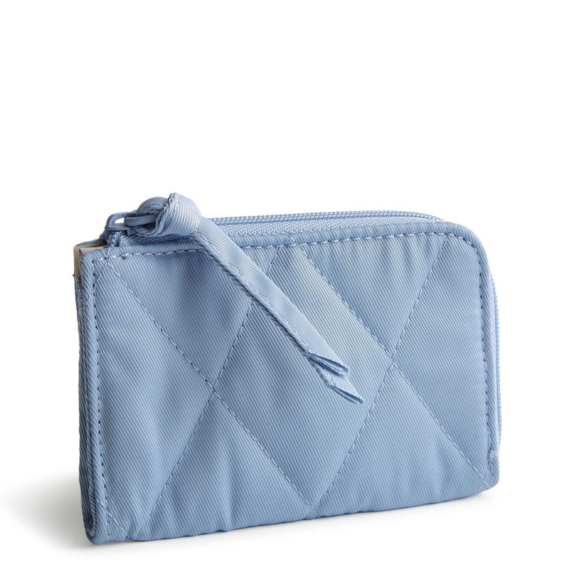 Zip Card Pouch - Soft Chambray