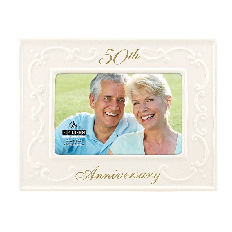 50th Anniversary Ceramic Frame - 4x6