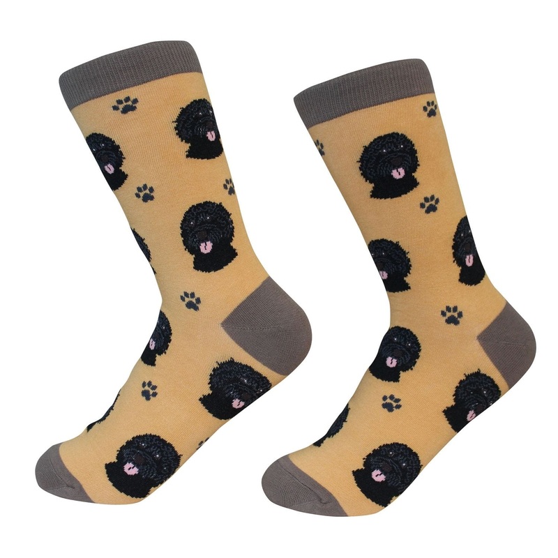 Black Labradoodle - Socks
