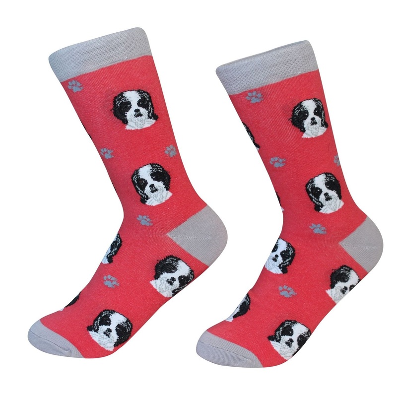 Black Shih Tzu - Socks