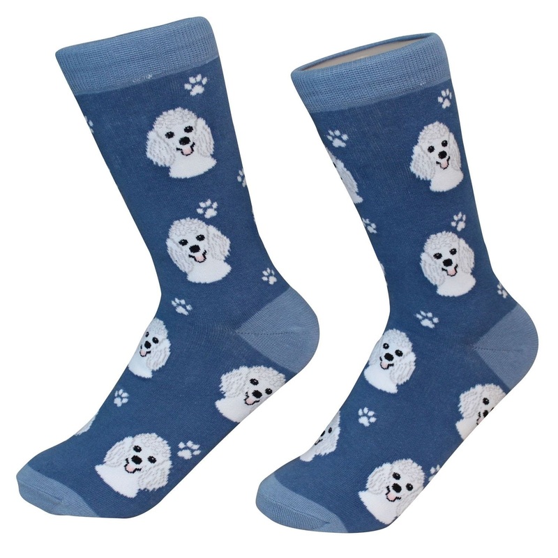 White Poodle - Socks