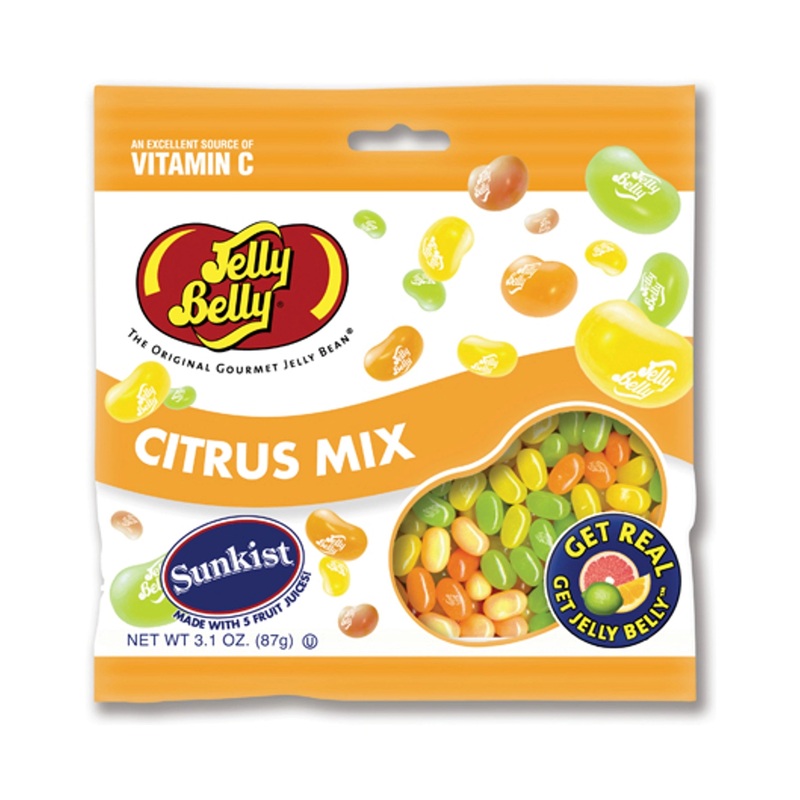 Citrus Mix Sunkist Jelly Beans - 3.1 oz