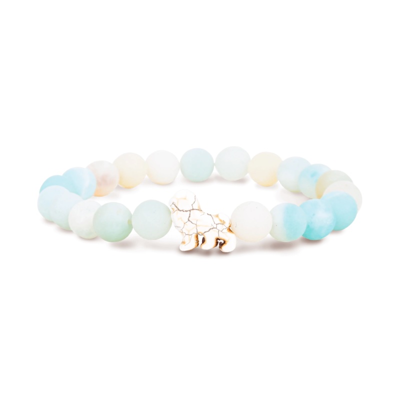 The Excursion Lion Bracelet - Sky Stone