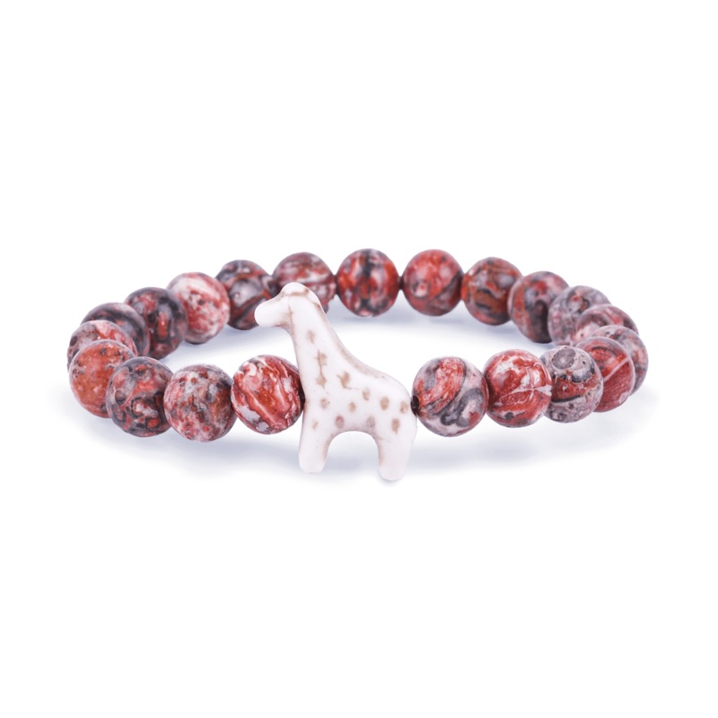 The Trek Giraffe Bracelet - Sahara Stone