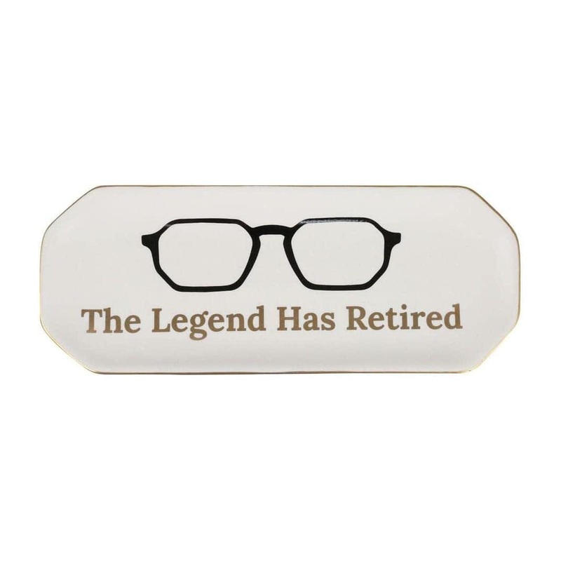 The Legend has Retired Tray