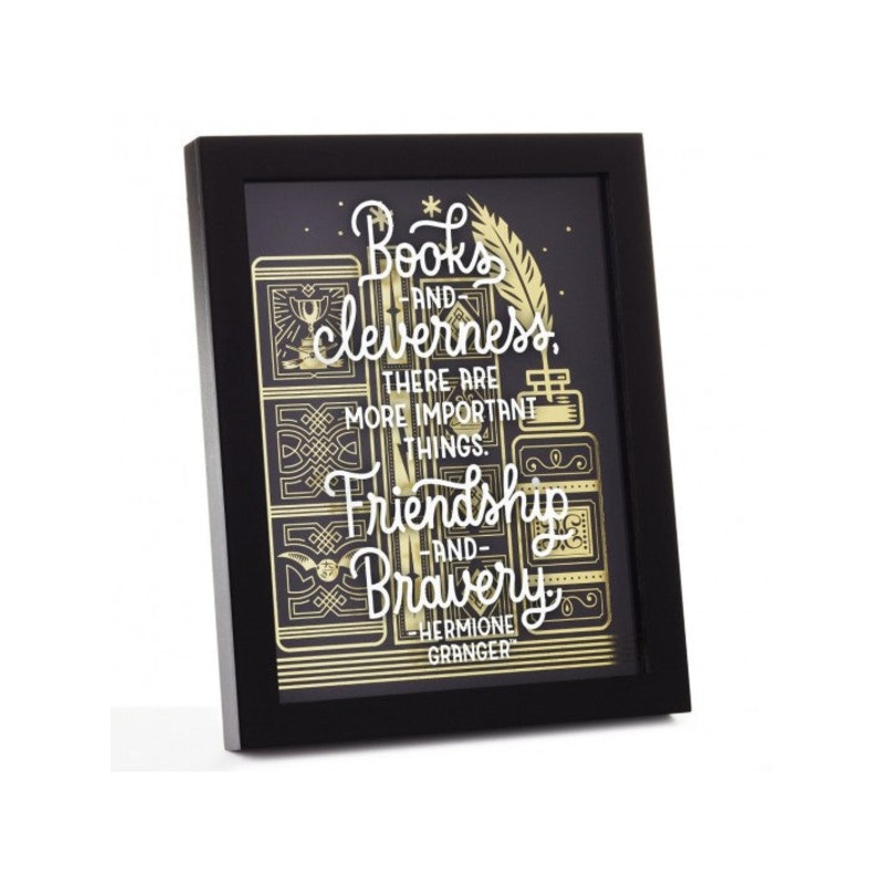 Harry Potter Hermione Books Framed Sentiment