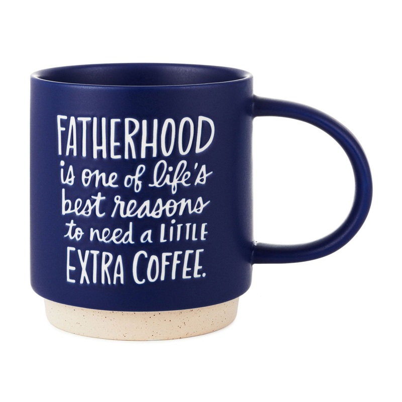 Fatherhood Extra Coffee Funny Mug, 16 oz.