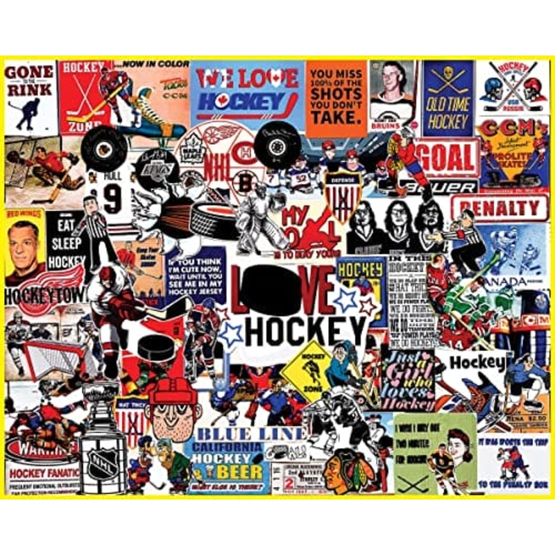 I Love Hockey 1000 pc