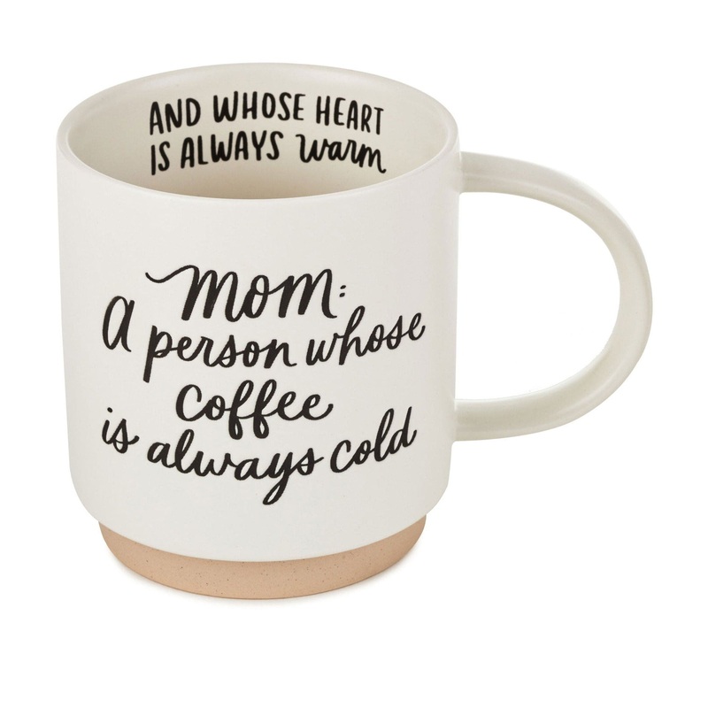 Mom Cold Coffee Warm Heart Funny Mug, 16 oz.