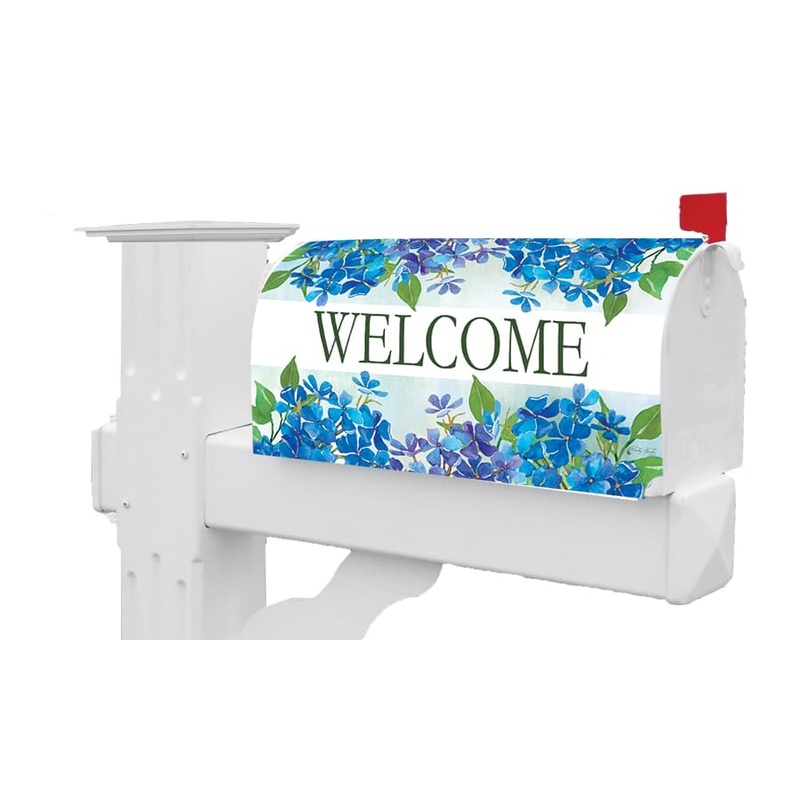 Hydrangeas Welcome Mailbox Makeover