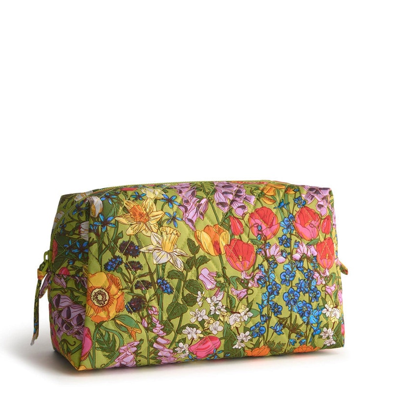 Large Cosmetic Bag - Meadow Bouquet