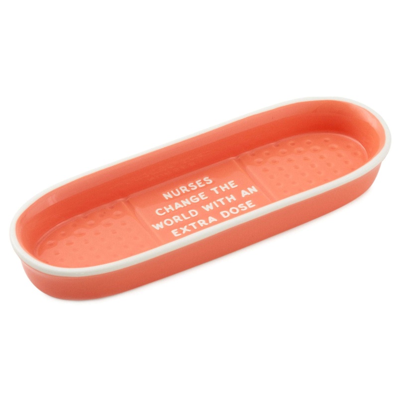 Nurses Coral Bandage-Shaped Trinket Dish