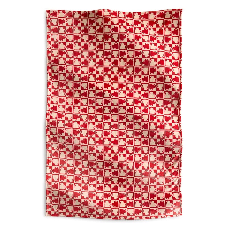 Plush Throw Blanket - Graphic Heart
