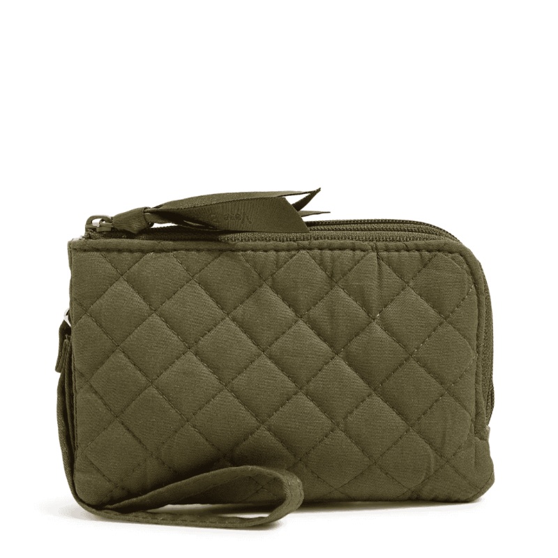 RFID Double Zip ID - Climbing Ivy Green