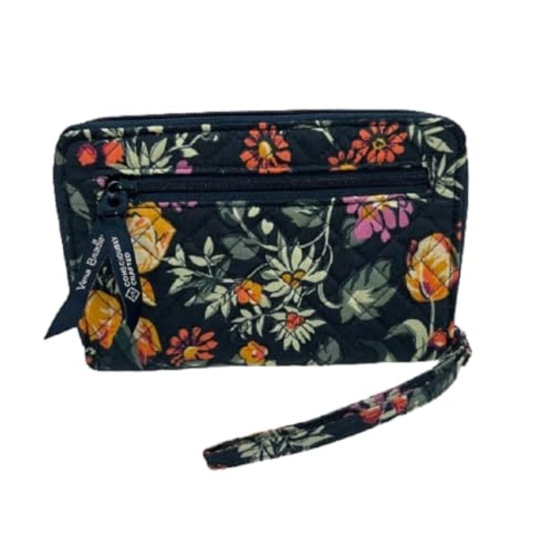 Zip-Around Wallet - Fresh Cut Floral Green