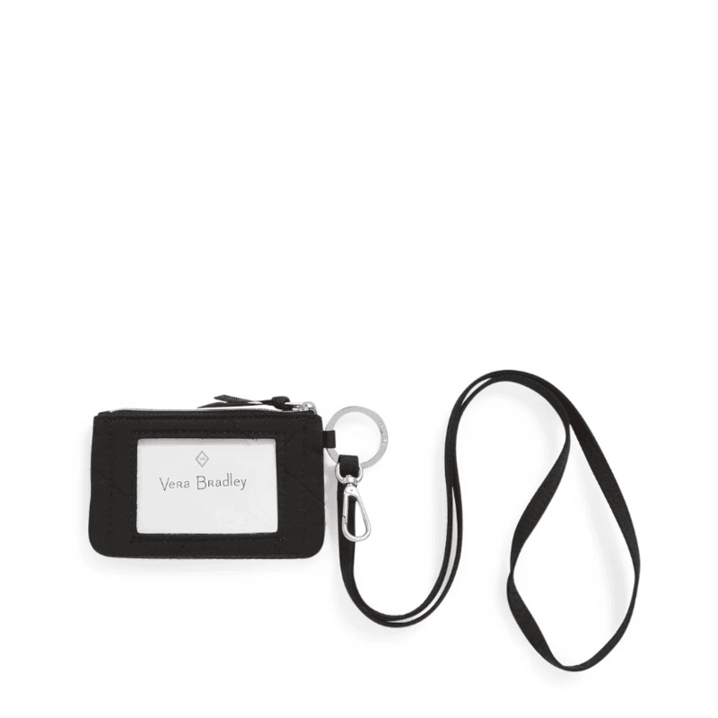 Zip ID Lanyard - Black