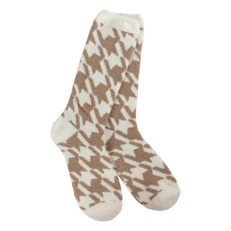 Cozy Cali Crew - Houndstooth Portabella