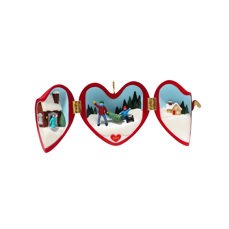 Hallmark Ornament: 1991 Heart of Christmas | QX4357