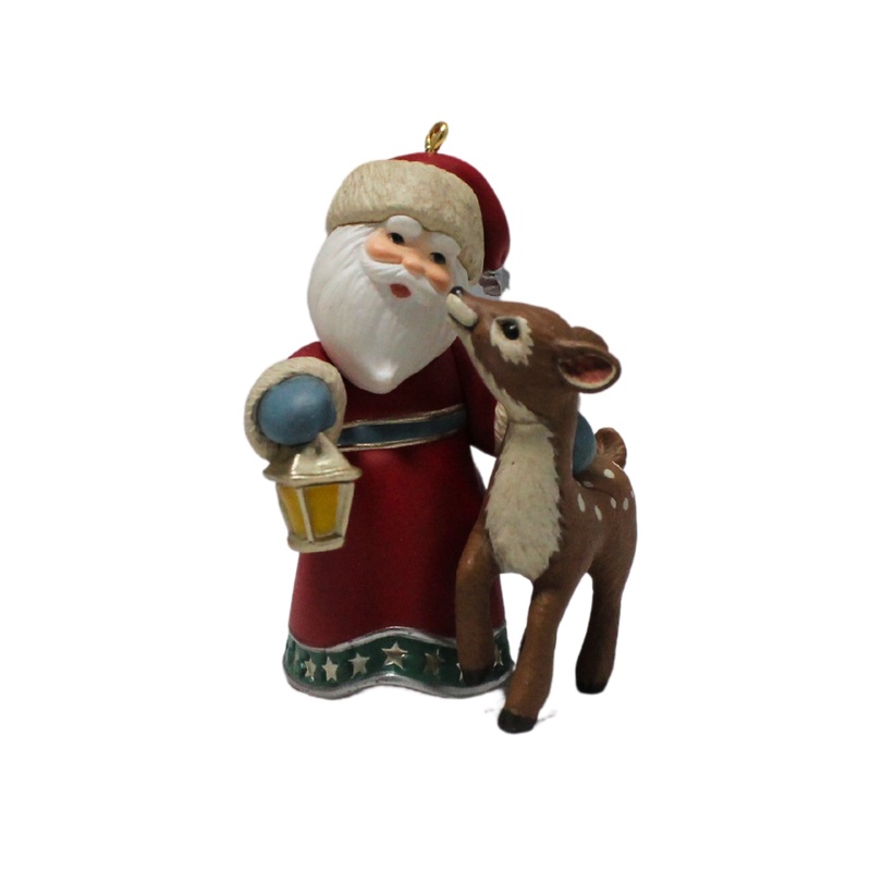Hallmark Ornament: 2010 A Visit from Santa | QX8203