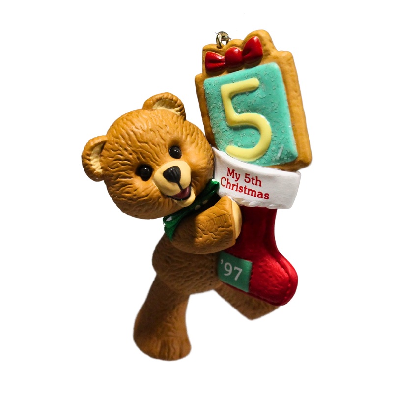 Hallmark Ornament: 1997 Child's Fifth Christmas | QX6515