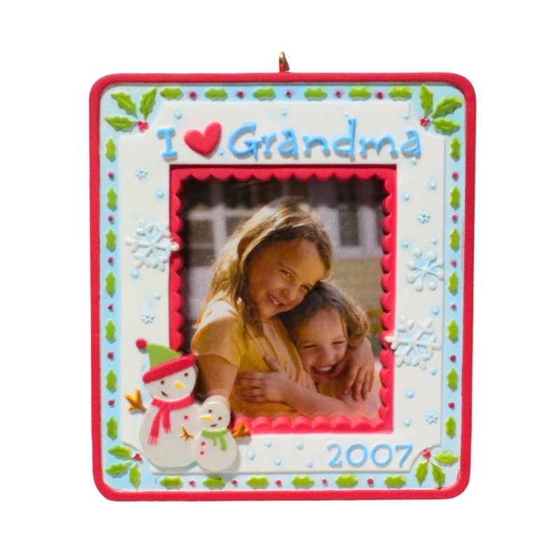 Hallmark Ornament: 2007 I Love Grandma | QXG6199