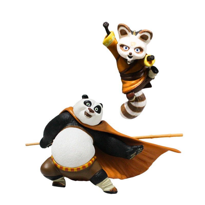 Hallmark Ornament: 2008 Po and Shifu | QXI4261