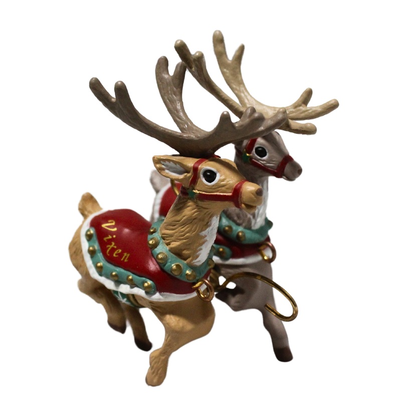 Hallmark Ornament: 1992 Prancer and Vixen  | XPR9736