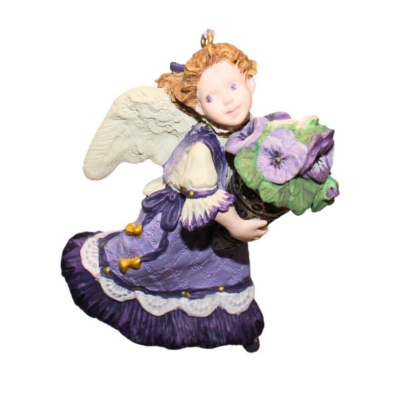 Hallmark Ornament: 1996 Pansy Angel  | QK1171