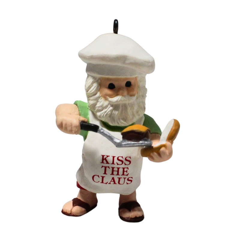 Hallmark Ornament: 1988 Kiss the Claus  | QX4861