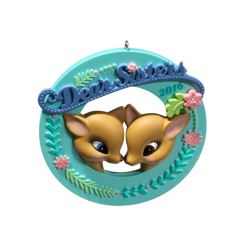 Hallmark Ornament: 2016 Dear Sisters  | QGO1094