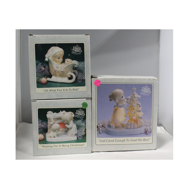 Precious Moments | Set of 3 Porcelain Night Lights