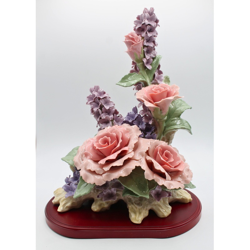 Cosmos Gifts Corp | Floral Figurine | Damaged Box