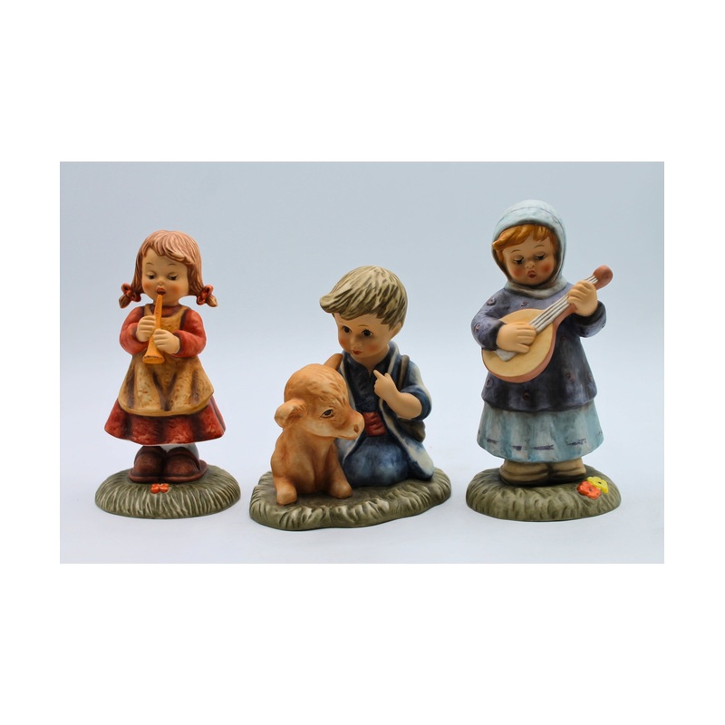 Hummel | Boy with Calf, Girl with Lute & Girl with Recorder | Non-Mint Box