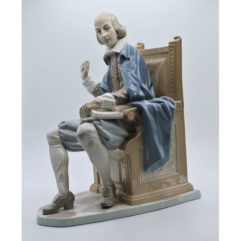 Lladro 1338 | Shakespeare | Missing Quill