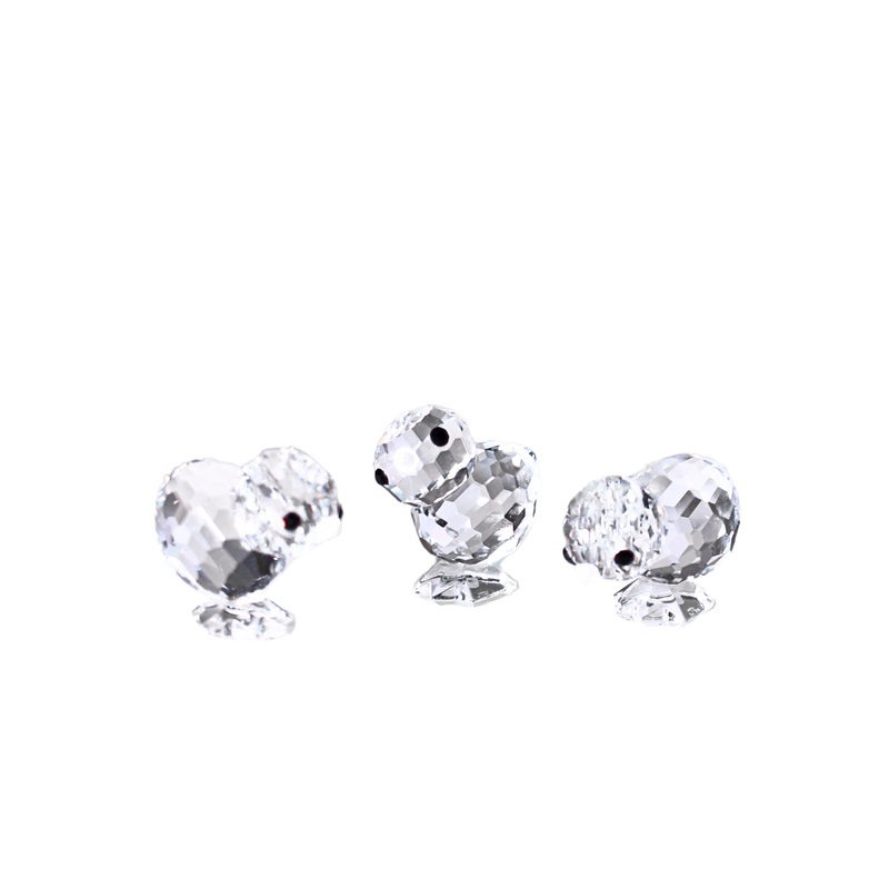 Swarovski Figurine: 14824 Chickens