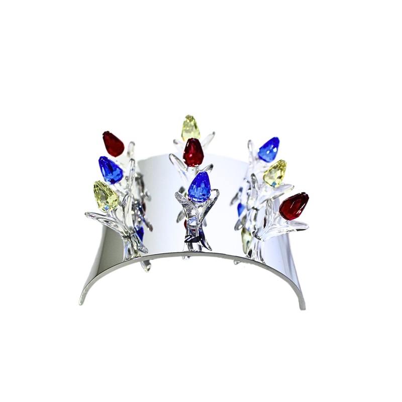 Swarovski Figurine: 606546 Mini Tulips With Stand