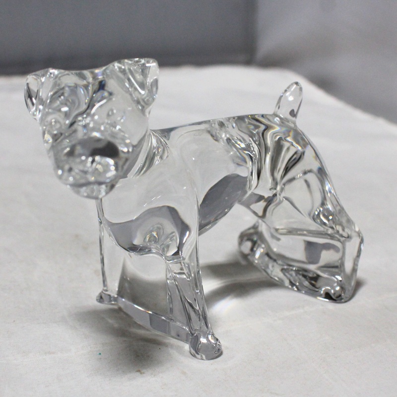 Baccarat Dog Crystal Figurine