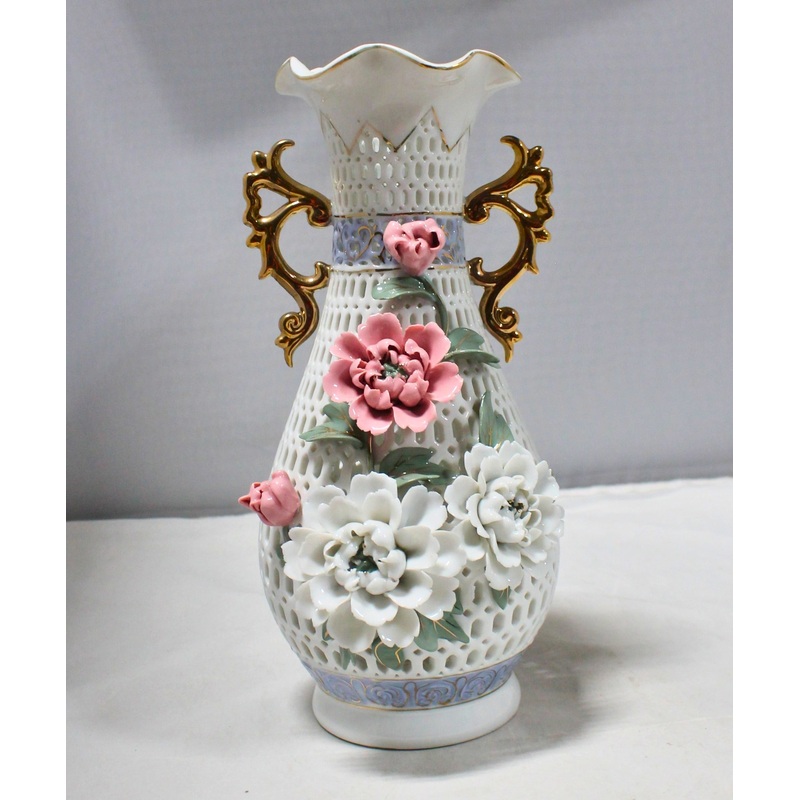 Porcelain Floral Vase