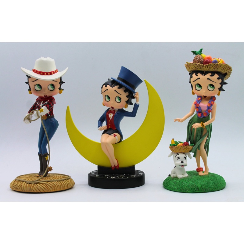 Danbury Mint | Lot of 3: Betty Boop Figurines | Non-Mint Boxes