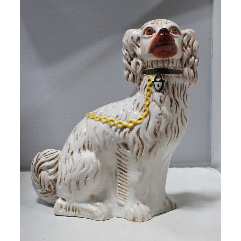 Antique Staffordshire Spaniel Dog RARE