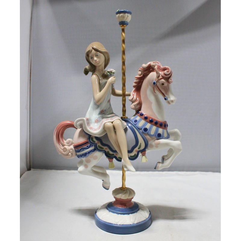 Lladr Porcelain Carousel Figurine - 1469
