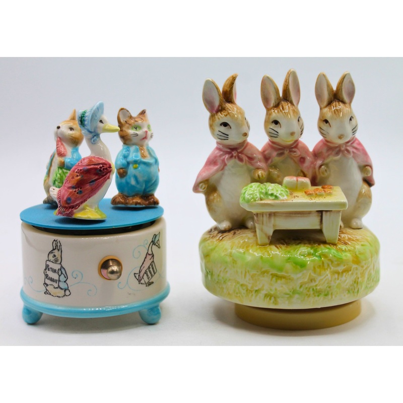 Lot of 2: Beatrix Potter Flopsy Mopsy Cottontail & Peter Rabbit| Please Read