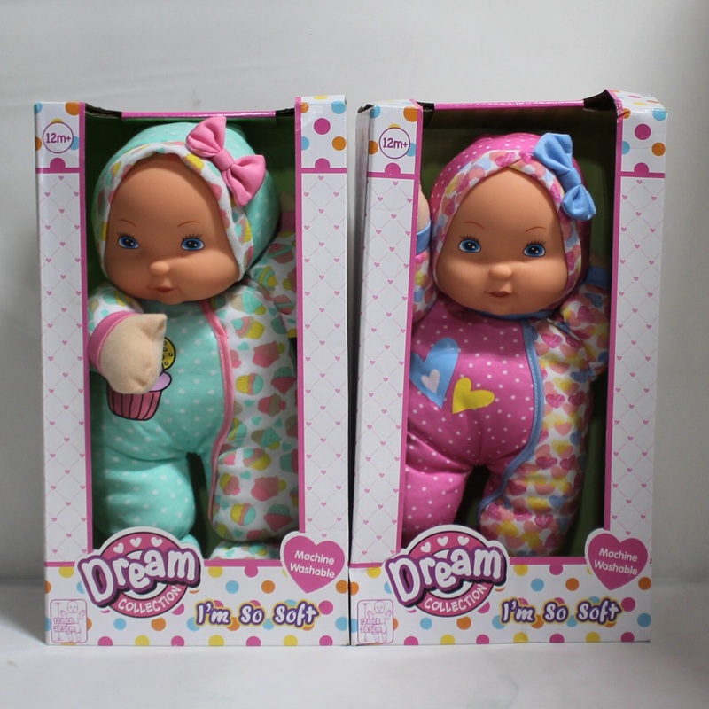 Lot of 2 Gigo: Dream Collection Im So Soft Baby Dolls