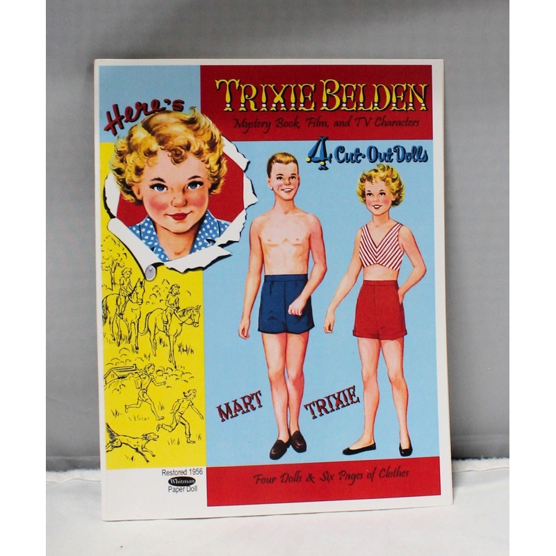Trixie Belden Restored Paper Doll, 6 Pages of Clothing